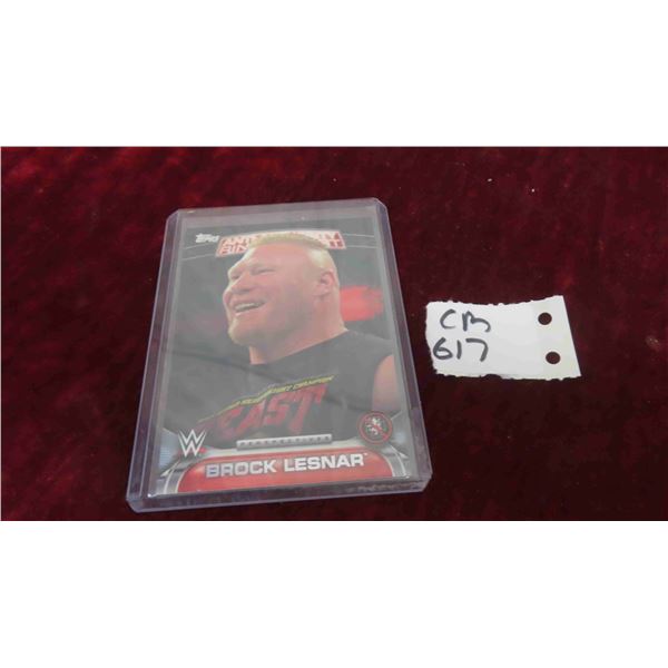Brock Lesnar WWE Card