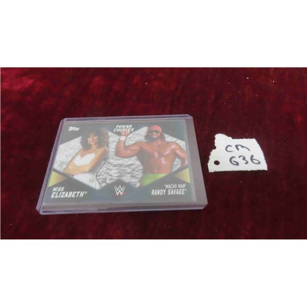 Randy "Macho Man" Savage & Miss Elizabeth Wrestling Power Couple Card