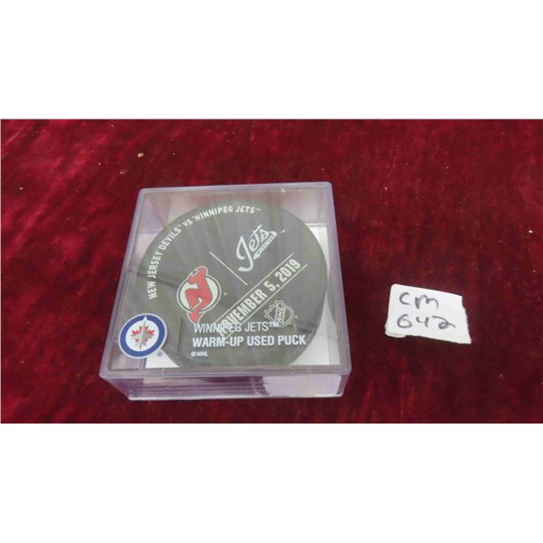 Official Winnipeg Jets vs New Jersey Devils Warm up Pack
