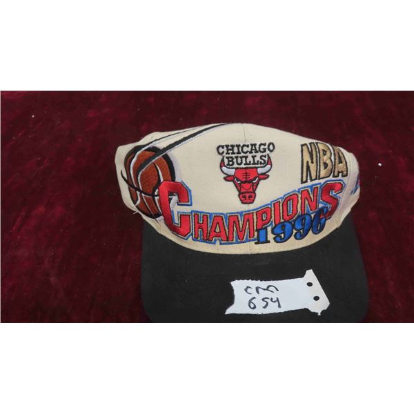 1996 Chicago Bulls NBA Champions Hat