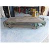 Image 1 : Trolley Dolly Steel Framed with Wood Deck 24'' x 51 1/4'' x 12'' 