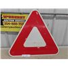 Image 1 : Metal Yield Sign 26'' x 23'' 