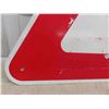 Image 2 : Metal Yield Sign 26'' x 23'' 