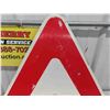 Image 4 : Metal Yield Sign 26'' x 23'' 