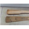 Image 3 : 2 Wood Handles , 2 Pry Bars , Manual Auger 