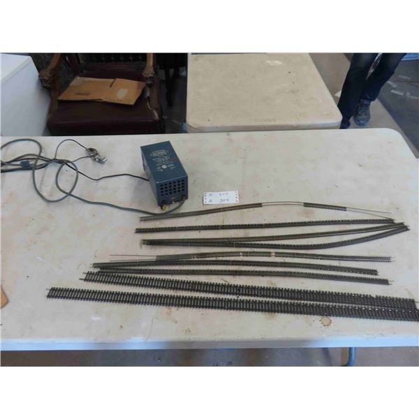 Vintage All State Battery Booster , 9 Lengths of Model Train Tracks (Various 