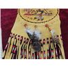 Image 3 : Large First Nations Deer Hide Painted Bear Clan Dream Catcher 31'' High -