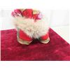 Image 4 : Very Old First Nations Cree Beaded Moccasins Deer Hide with Wolf Fur