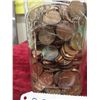 Image 2 : Vintage 1 Quart Planters Peanut Jar Full of Pennies 