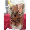 Image 3 : Vintage 1 Quart Planters Peanut Jar Full of Pennies 