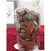 Image 5 : Vintage 1 Quart Planters Peanut Jar Full of Pennies 