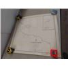 Image 1 : 3 Old Maps : CPR Survey Map Esterhazy SK (Map is Over 10ft Long!), 2 Maps of 