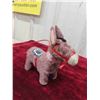Image 2 : Antique Metal Toy Donkey with Mohair Fur - Squeeze Handle Legs and Ears Move 