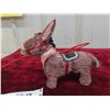 Image 4 : Antique Metal Toy Donkey with Mohair Fur - Squeeze Handle Legs and Ears Move 