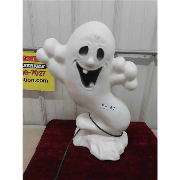 Vintage Halloween Ghost Light Up Blow Mold 2ft Tall 