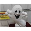 Image 2 : Vintage Halloween Ghost Light Up Blow Mold 2ft Tall 