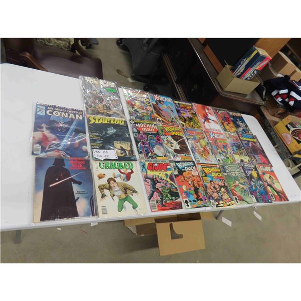 Vintage Comic Book Lot: Howard The Ducks , Fantastic Four , X Factor ,