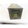 Image 3 : Original WW2 Large Steel Ammo Box Dated 1943 - Box is Marked BSMS/1943 , 