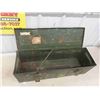 Image 5 : Original WW2 Large Steel Ammo Box Dated 1943 - Box is Marked BSMS/1943 , 