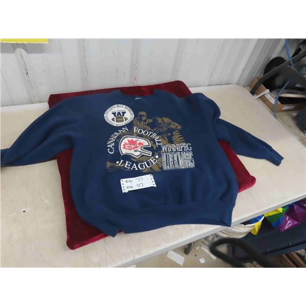 Vintage Winnipeg Blue Bombers XL Sweatshirt by Ravens 