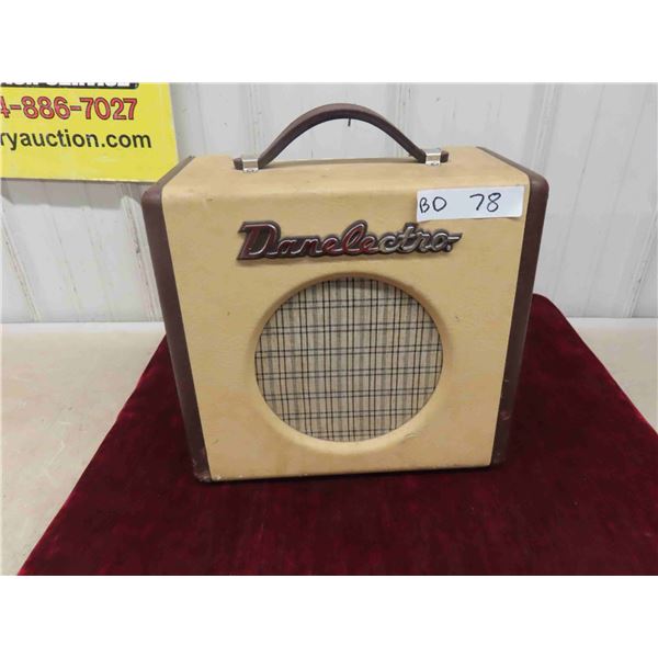 Vintage Danelectro Nifty Fifty Guitar Amplifier Speaker - Powers Up 