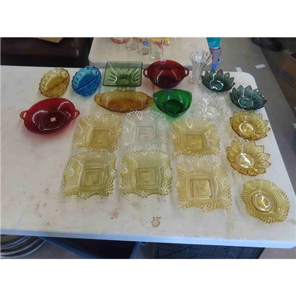 Variety of Glass Candy Dishes & More 