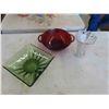 Image 5 : Variety of Glass Candy Dishes & More 