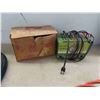 Image 2 : Vintage Battery Charger with Box , Trouble Light , Timer , 2 Lengths of Sump Pump