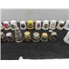 Image 3 : 40 Thimbles: Metal , Porcelain , Inuit , Plus 