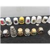 Image 8 : 40 Thimbles: Metal , Porcelain , Inuit , Plus 