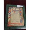 Image 2 : Framed 1942 Certificate of Honor ''Second Victory War Loan'' 10'' x 12'' 