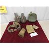 Image 1 : Military Canteens , Belt with Buckle , Sewing Package with Wool , Plus 