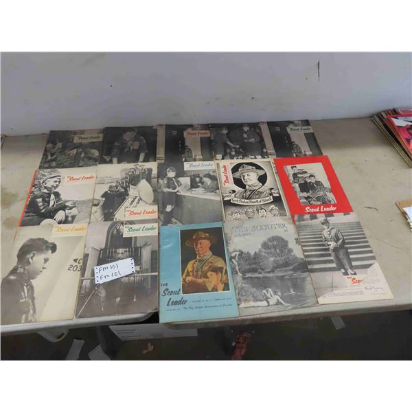 (15) 1950s Scout Leader Magazines 