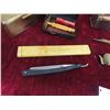 Image 4 : Straight Shaving Blades , Old Razors with Cases , Enamel Cups 