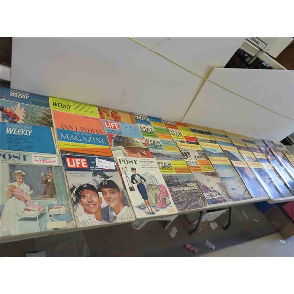 (48) 1960s Magazines : Farm and Ranch Review , Star Weekly , Better Homes , Life ,