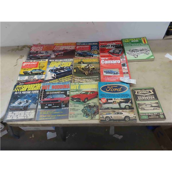 1970s/80s Hot Rod Car Magazines : Chevy Vans , Ford , Camaro , Plus