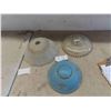 Image 1 : 3 Vintage Glass Light Shades 