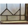 Image 4 : Vintage Window with Beveled Glass 21 3/4'' x 21 3/4'' 