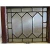 Image 5 : Vintage Window with Beveled Glass 21 3/4'' x 21 3/4'' 