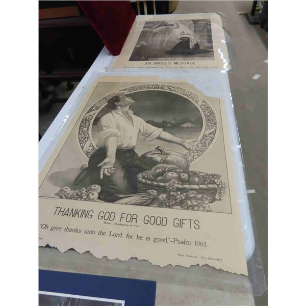 2 Vintage Bible Verse Posters & More 