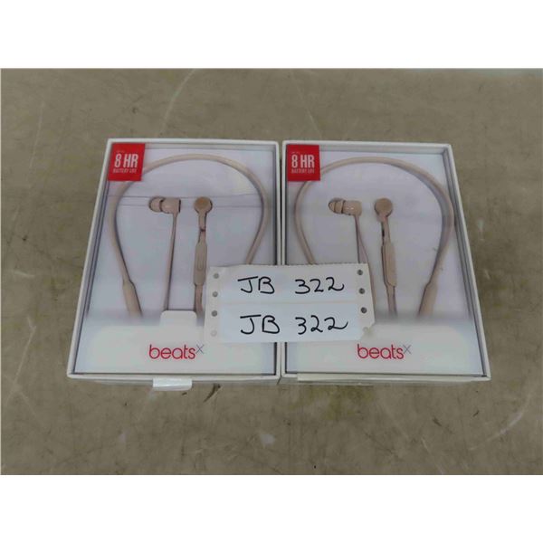 2 New Dr. Dre Beats X Wireless Headphones