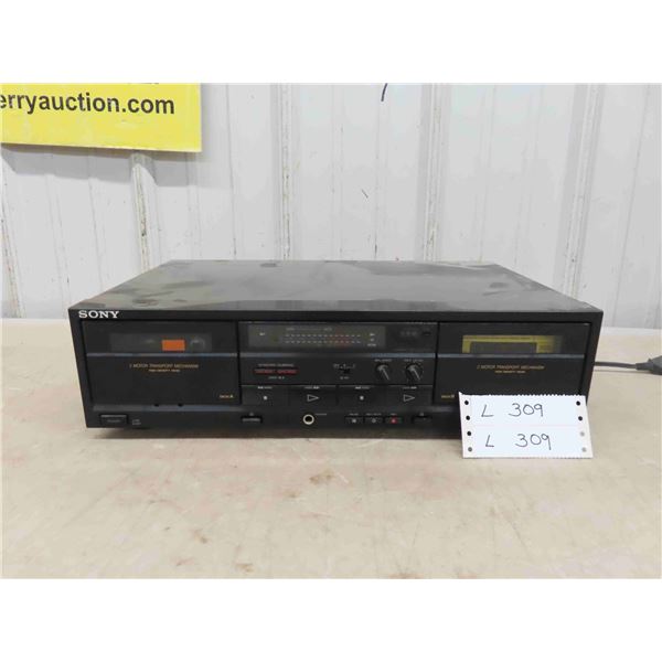 Sony Dual Cassette Player 