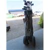 Image 6 : Right Handed Golf Clubs with Bag and Cart 