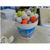 Image 6 : Pail of Golf Balls , New Tee's 