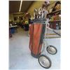 Image 6 : Right Handed Golf Clubs with Bag and Cart 