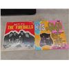 Image 5 : 2 Milk Bottles , 3 Vintage Albums : Beatles , Hits a Go Go , Fireballs 