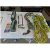 Image 1 : 3 Lengths of Rope , Hack Saw , 2 Super Spike Posts , Tarp Repair Kits , Load Strap , 20ft