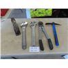 Image 1 : (2) 18'' Crescent Wrenches , Bolt Cutters , Pick Axe , Stanley Planer 