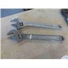Image 2 : (2) 18'' Crescent Wrenches , Bolt Cutters , Pick Axe , Stanley Planer 