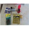 Image 5 : Metal Tool Box with Screwdrivers, Files, Tape Measure, New Blades, Wire Brushes &